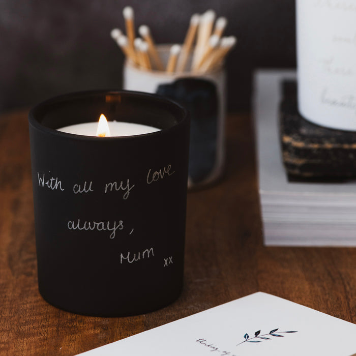 Personalised Handwriting Candle