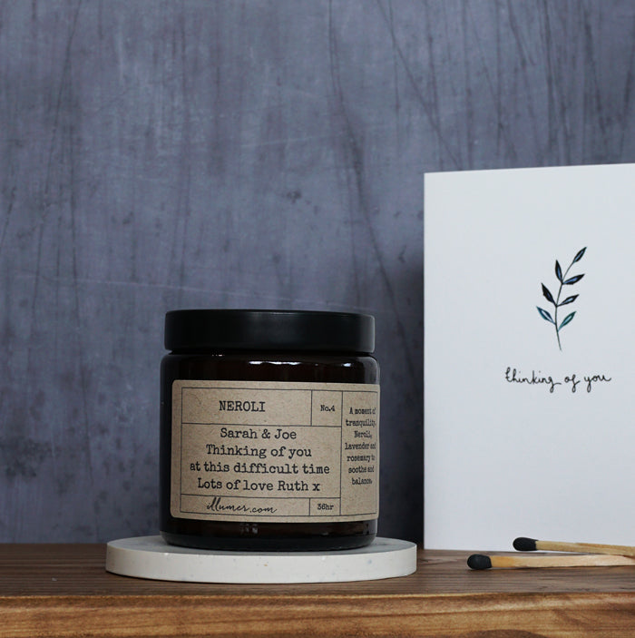 Personalised Candle Gift - Apothecary Candle